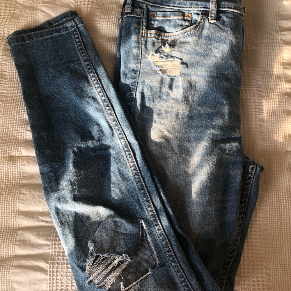Hollister Denim Distressed Jeans